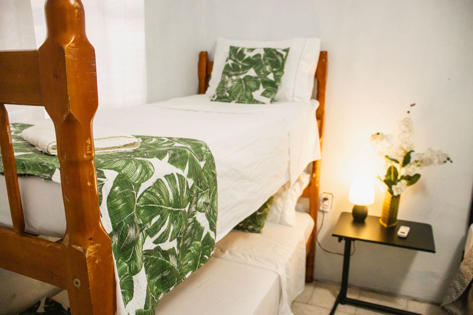 Quarto com camas de solteiro